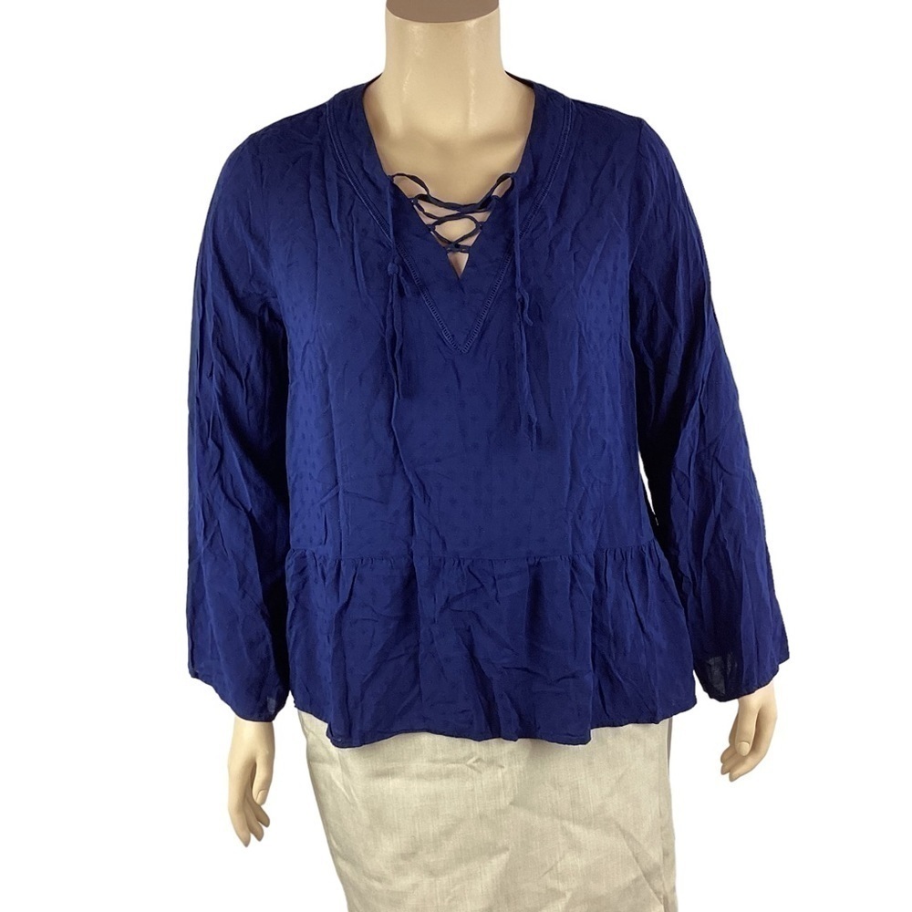 Lane Bryant top Size 16 Blue